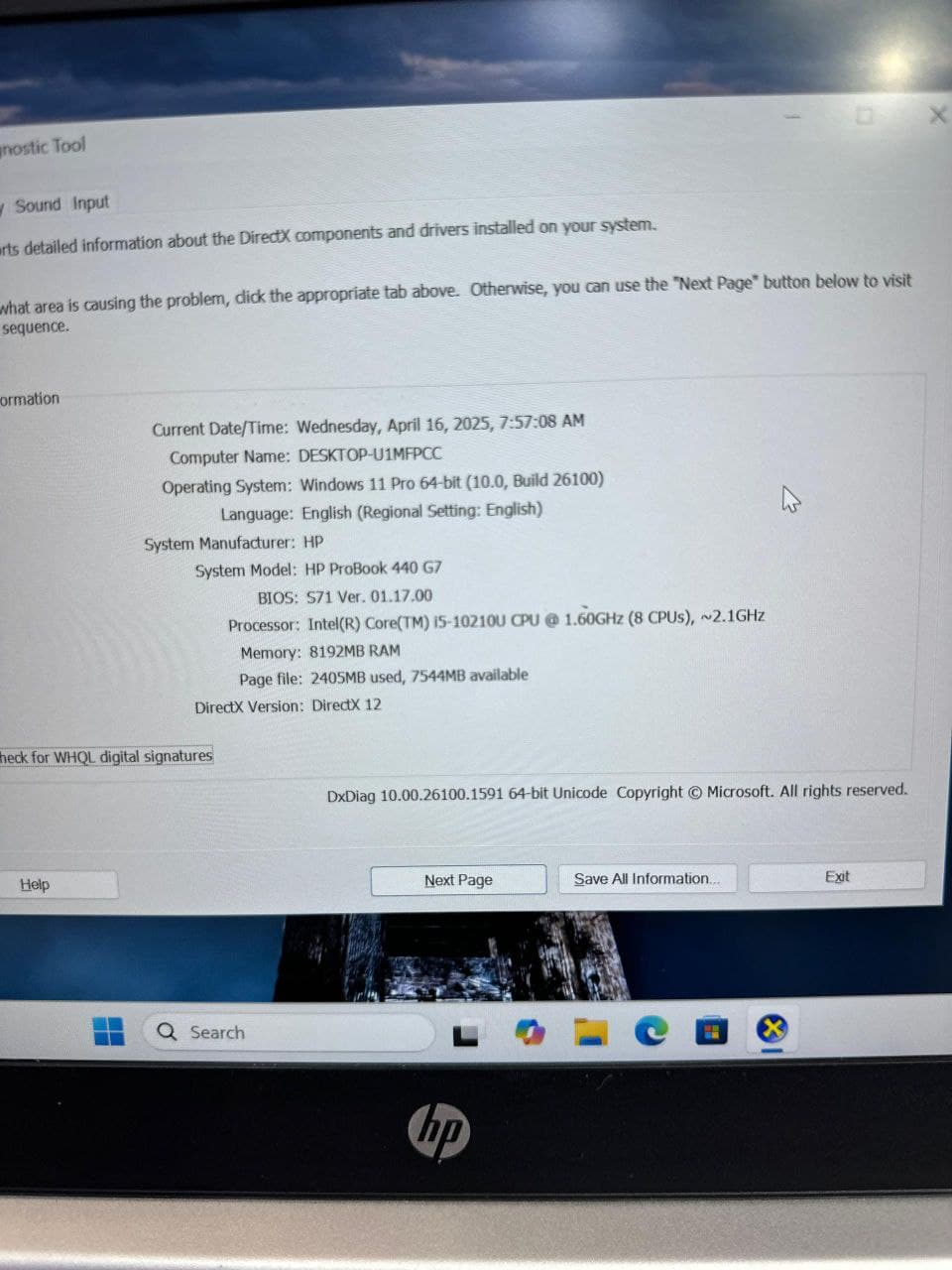 HP Probook 440 g7 thumbnail 3