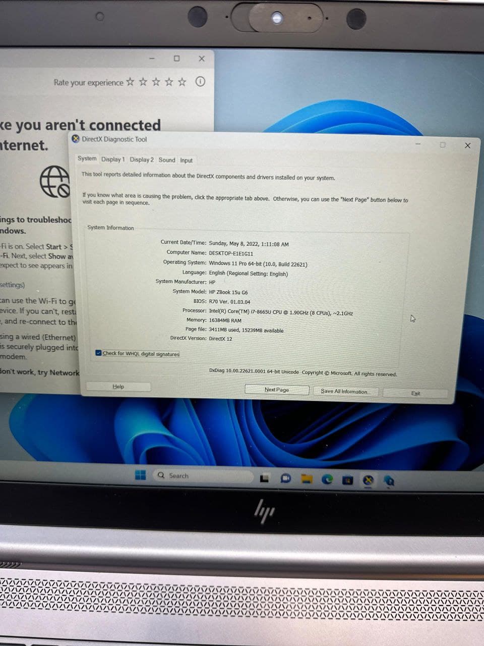 HP Zbook 15U G6 thumbnail 4