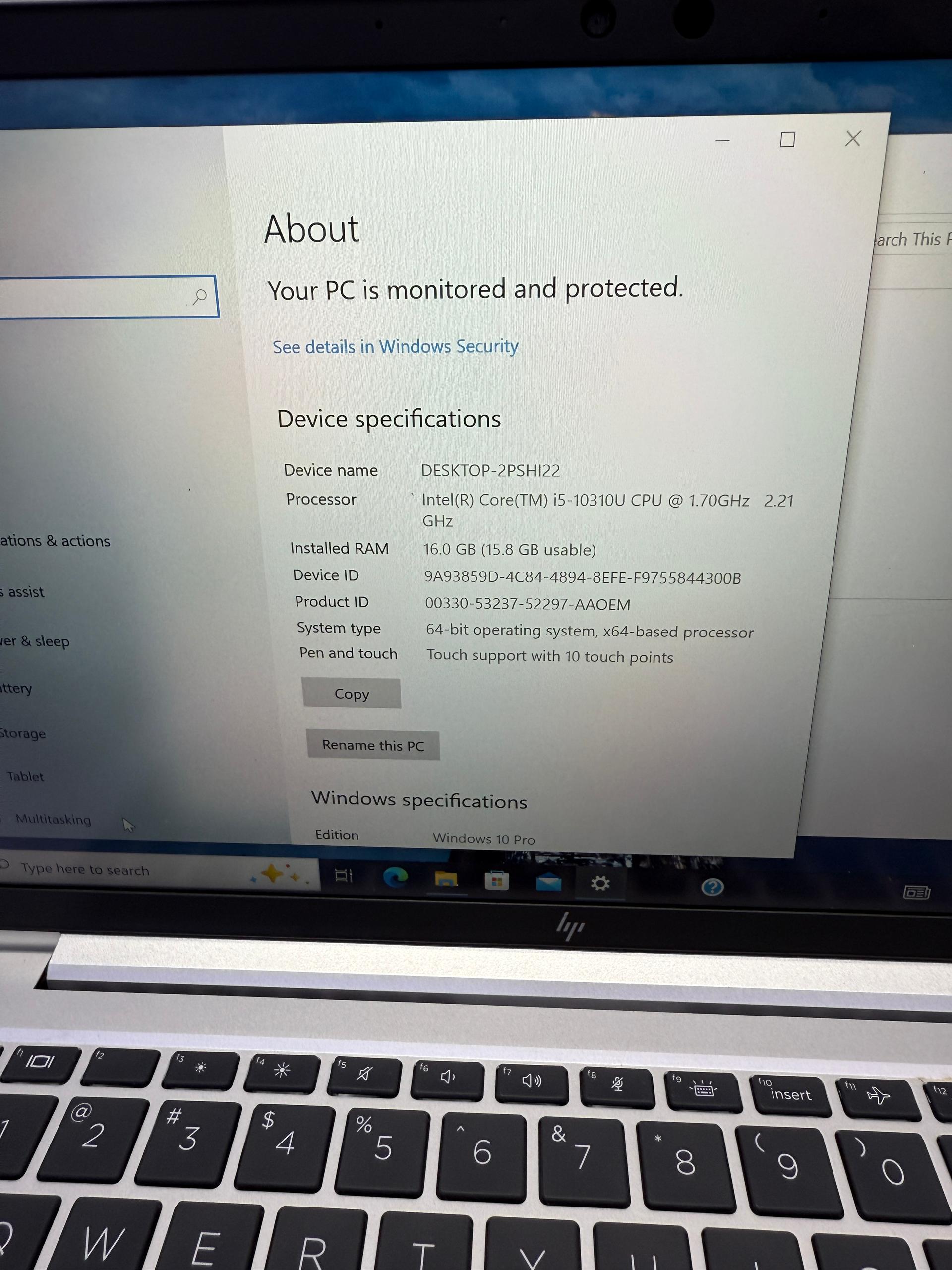 HP Elitebook 830 G7 Touchscreen — photo 2